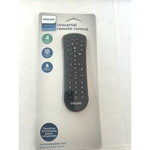 PHILIPS Universal Remote Samsung Roku SRP9141A/27 Compatible NEW 4 Devices DDD